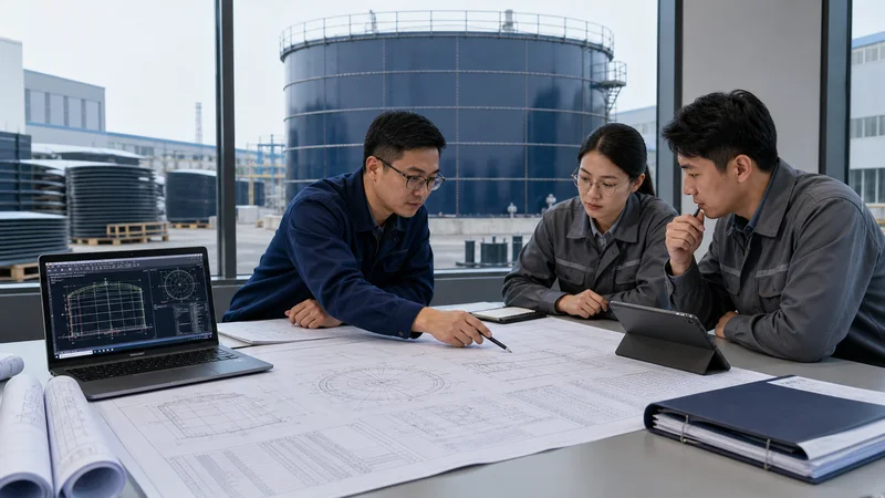 Drawing Review and Revision Control Before Bolted Tank Production