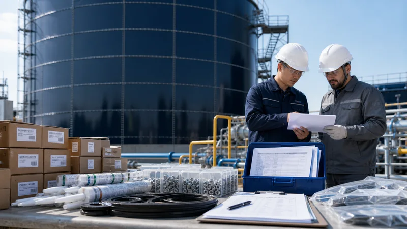 Spare Parts and Maintenance Handover Planning for Bolted Tank Projects