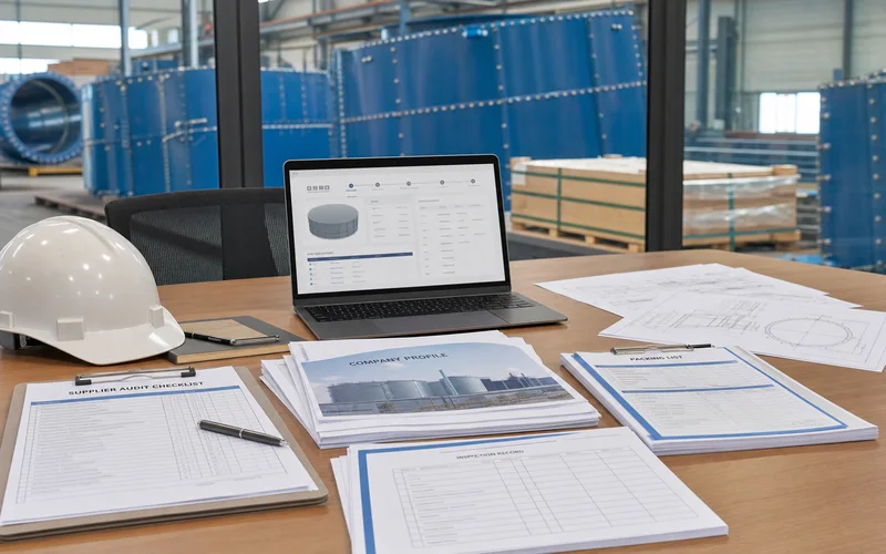 Supplier Prequalification and Factory Audit Documents for Tank Buyers